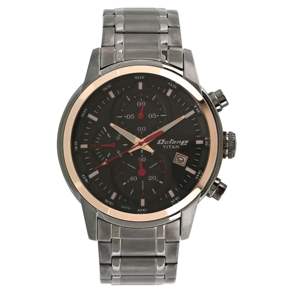 Titan Octane Analog Black Dial Men's Watch-NL90086KM03/NP90086KM03