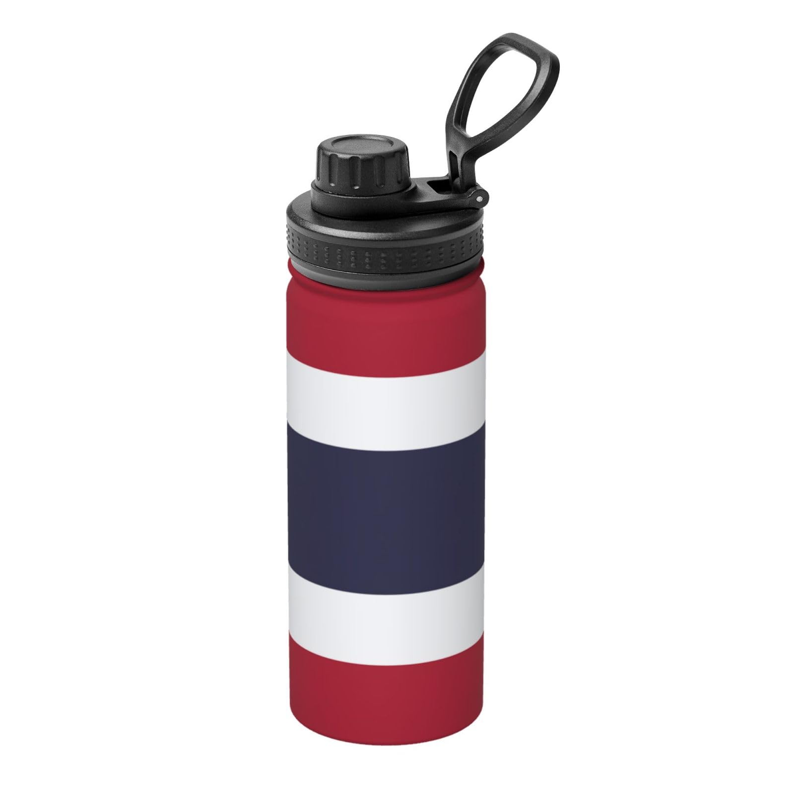 Botella deportiva de Tailandia de 18 oz: acero inoxidable aislado para rendir al aire libre