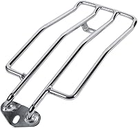 Vista 7 de Motocicleta trasero asiento portaequipajes estante de equipaje para XL883/1200 X48 (plata)