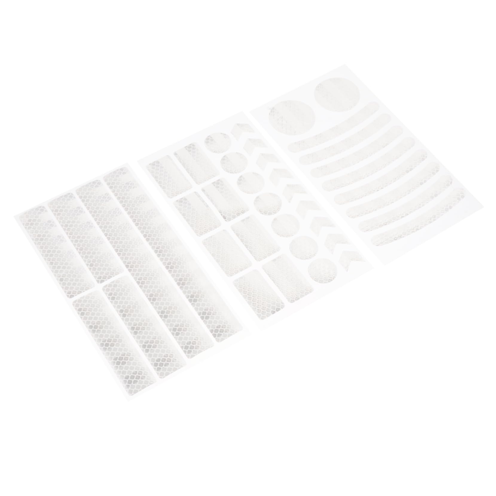 BESPORTBLE 1 Set Mountain Bike Warning Stickers Night Cycling Warning Sticker The Pet Bike Supplies White Reflective Warning Stripe for Bike