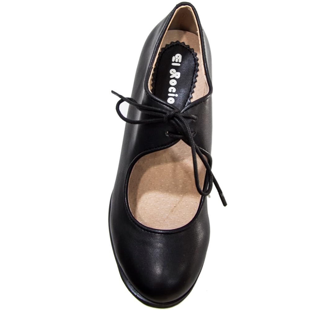 Zapatado de Flamenco de Doble Suela y Cordones