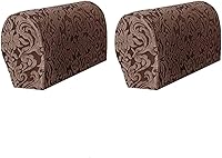Vista 9 de Fundas elásticas para reposabrazos de sofá jacquard, funda europea de tejido suave para reposabrazos, funda protectora de muebles, fundas para sofá