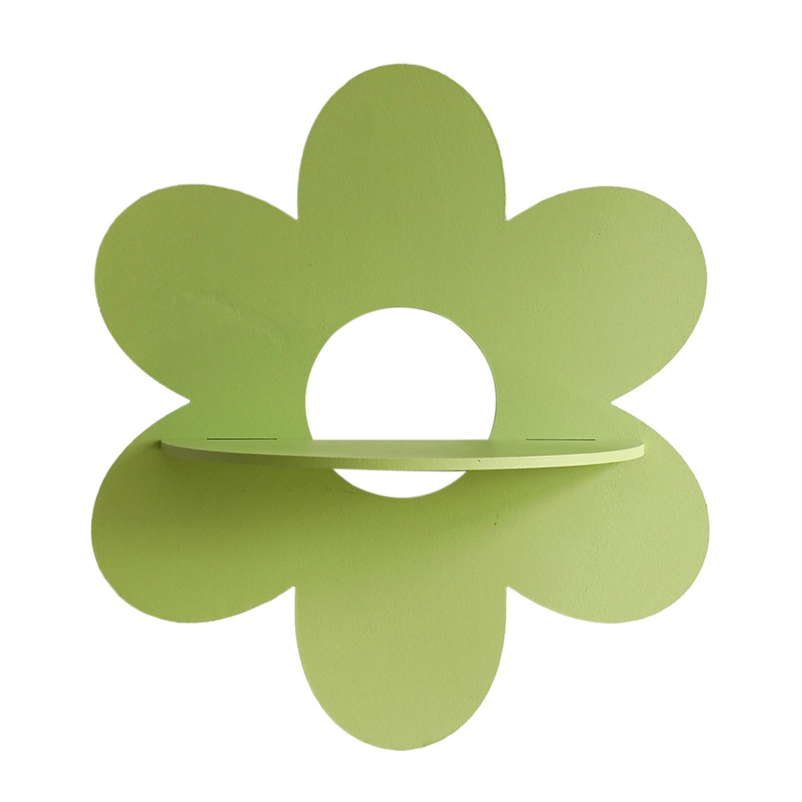 Étagère de rangement fleur suspendue en bois pour désencombrer les petits murs