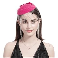 Chapeau Bibi Mariée En Voile Et Laine Chapeau Mariage Mini Béret Avec