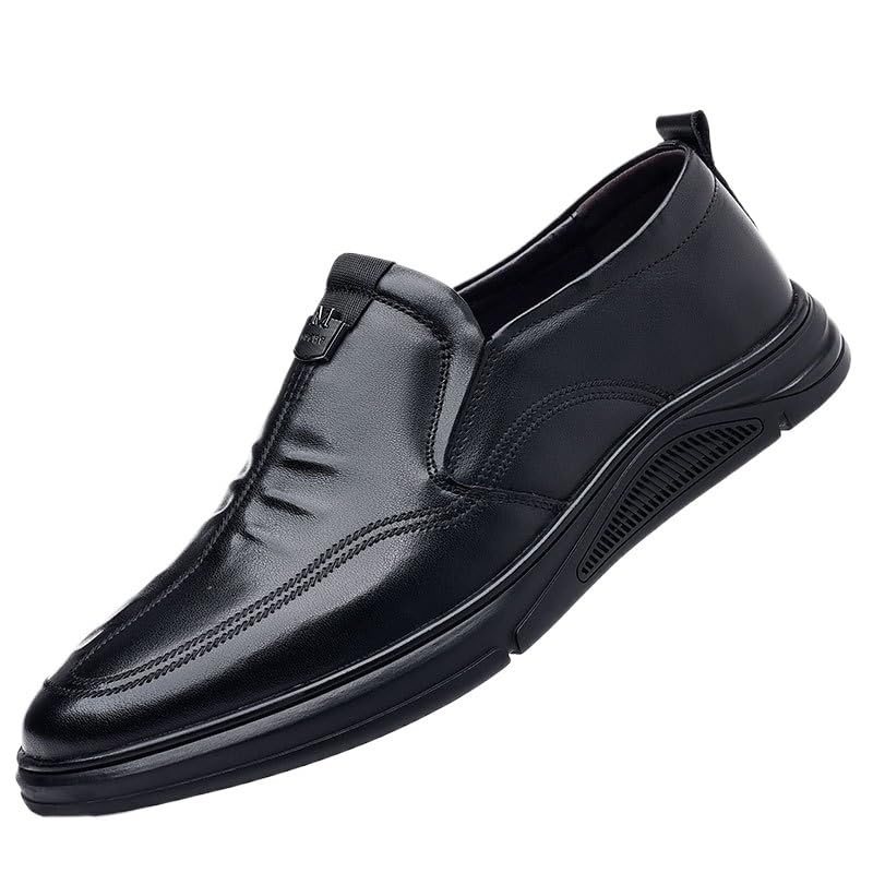 Men's Slip-Ons Loafers Casual Work Office Dress Shoes Mens Comfortable Non-Slip Softsole Derby Shoes