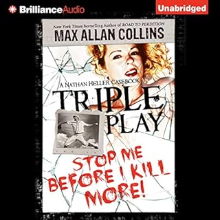 Triple Play Audiolibro Por Max Allan Collins arte de portada