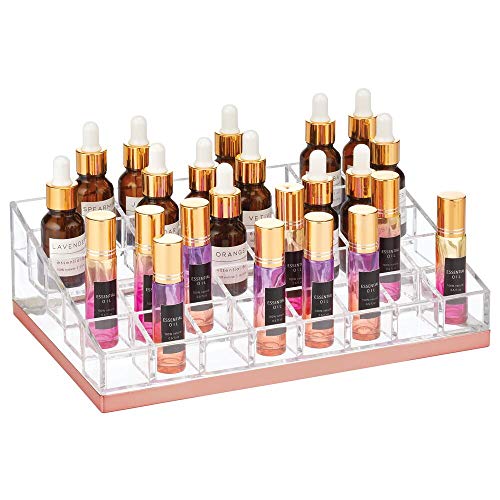 mDesign praktischer Lippenstift Organizer – dekorative Kosmetik Aufbewahrungsbox für Nagellack und Lippenstift – Ablage… – Bild 7