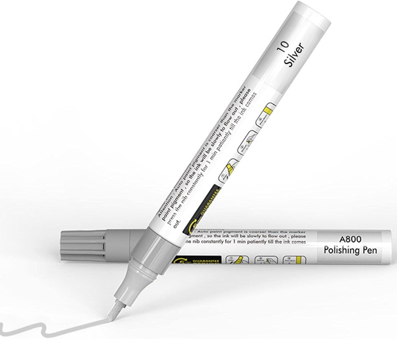 BAOGAO Car Scratch Remover Pen Matte Black White Yellow Silver Red