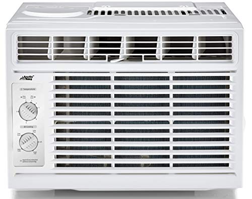 Arctic King Window Air Conditioner with Mechanical Controls, 5,000 BTU Mini Compact Air Conditioner for 150 Sq.ft Room, WWK05CM01N