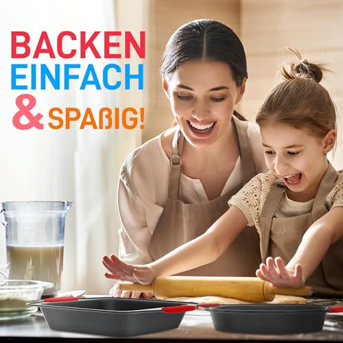 NutriChef-Backset-8-teilig--Backblech-Brotbackform-Muffinform-Pizzablech-Antihaft-spulmaschinenfest-platzsparend-stapelbar-hitzebestandig-lebensmittelecht | Dealmeister.io Alt tag für bilder post titel