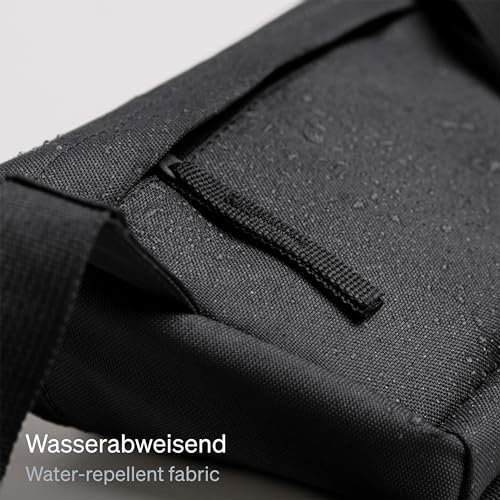 GOT BAG Bauchtasche Hip Bag 2.0 aus Ocean Impact Plastic | Gürteltasche Wasserabweisend | Stylische Umhängetasche mit verstellbarem Gurt (Black)