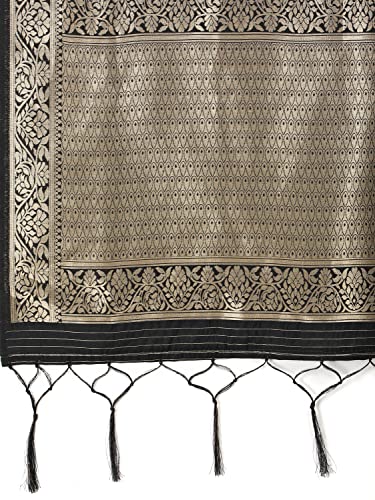 Image of DEVANGI Women's Floral Silk Blend Dupatta
