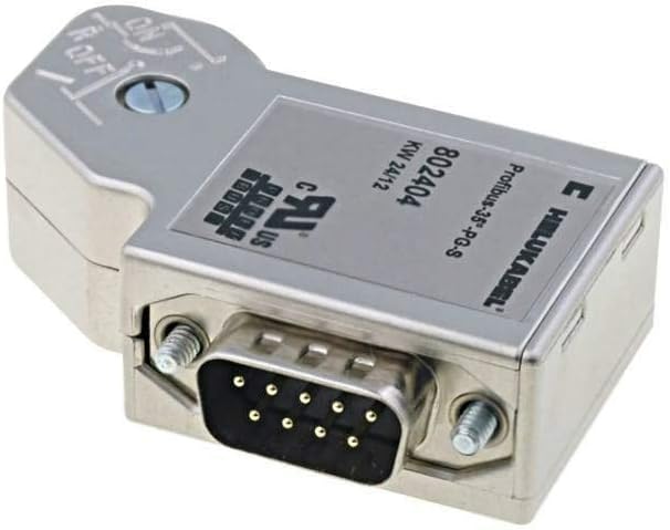 802404 D-Sub PIN: 9 Angled 35° Screw Terminal for Cable HELUKABEL