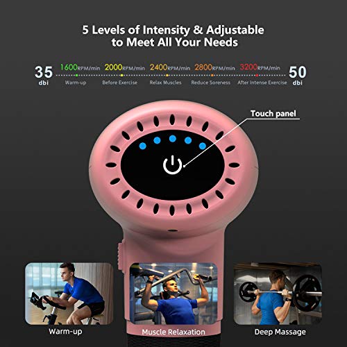 image for BLACKLEAF Massage Gun, Deep Tissue Percussion Muscle Massage Gun for T