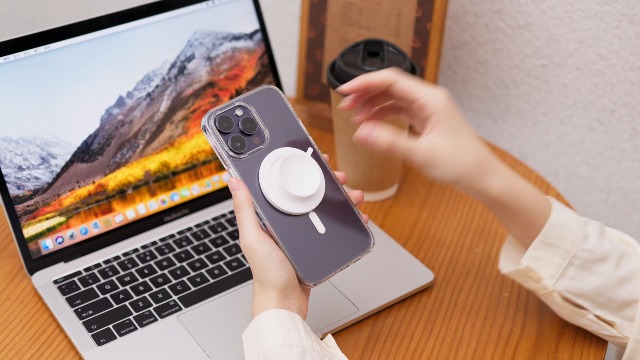 Support Ventouse Magnétique Magsafe Pour Téléphone - Compatible IPhone 12-16, Fixation Forte Sur Surfaces Lisses, Idéal Pour Vidéos Et Selfies
