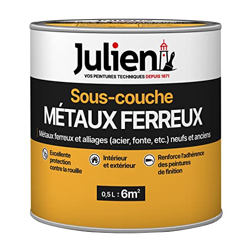 Julien Sous-couche Métaux Ferreux Blanc 0,5L
