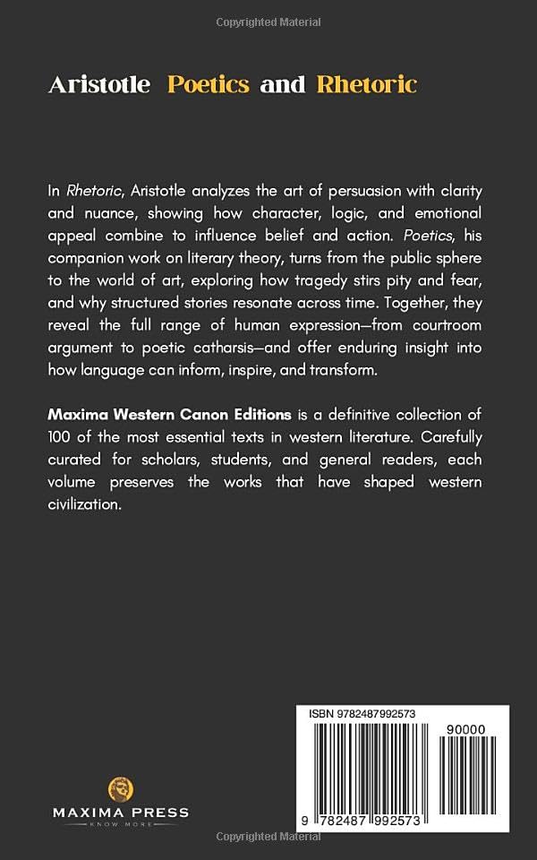 Poetics and Rhetoric (Maxima Edition) - Image 2