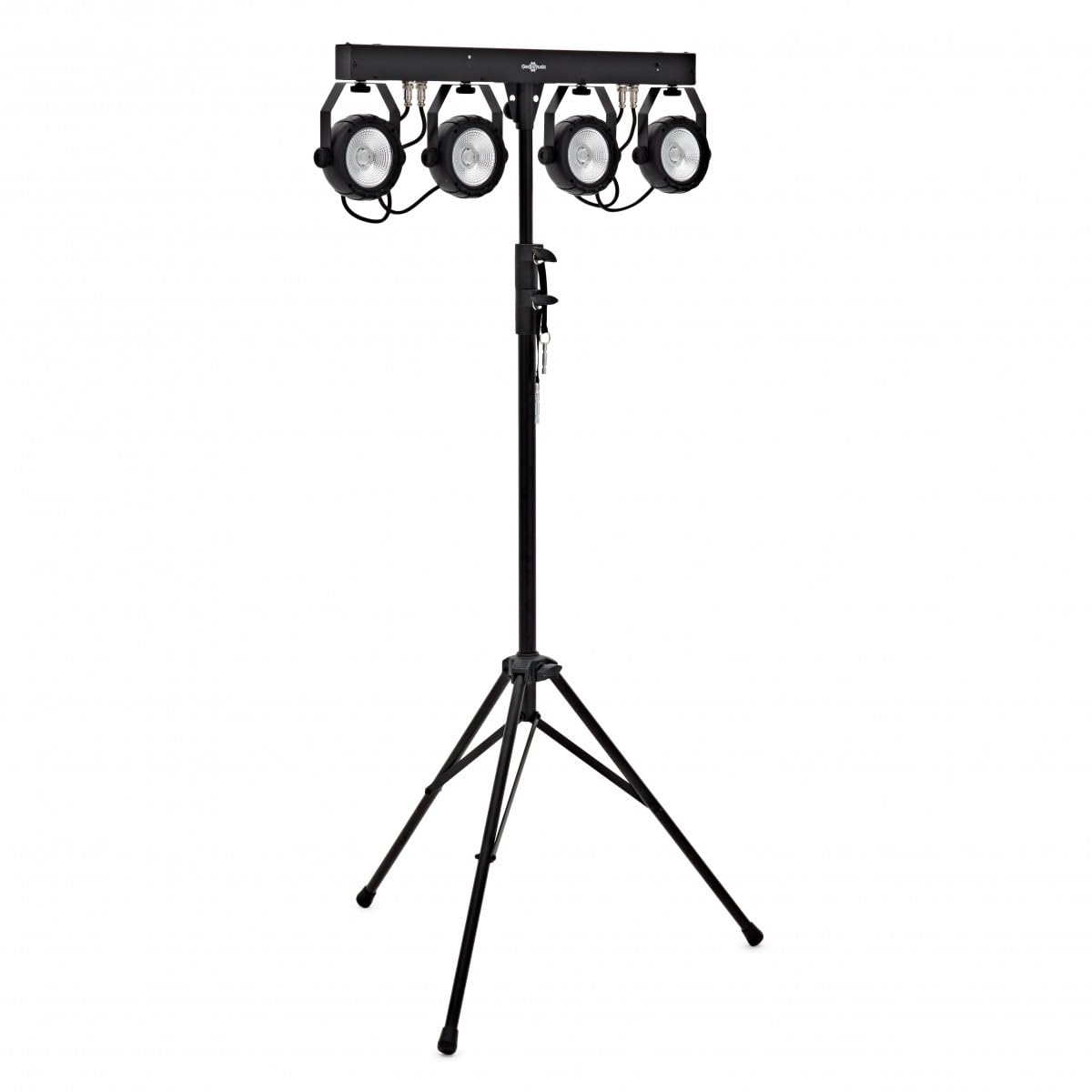 Cosmos COB Party Sistema de Iluminación Gear4music | Luces COB vivas y audaces con soporte en T y mando, iluminación reactiva al ritmo, modos de inicio rápido