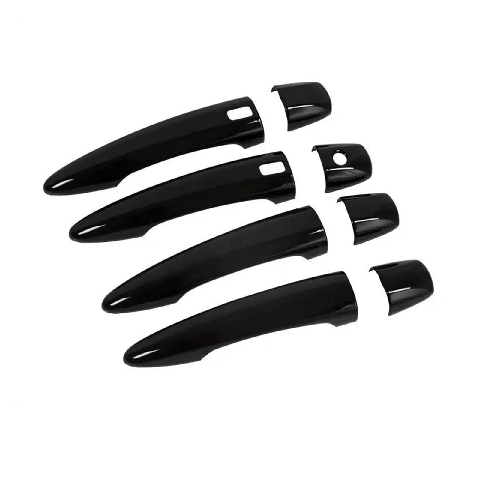 Fkhbzm Black Car Exterior Door Handle Trim Cover Parts Accessories For Nissan For Qashqai 2021-2023(Black)