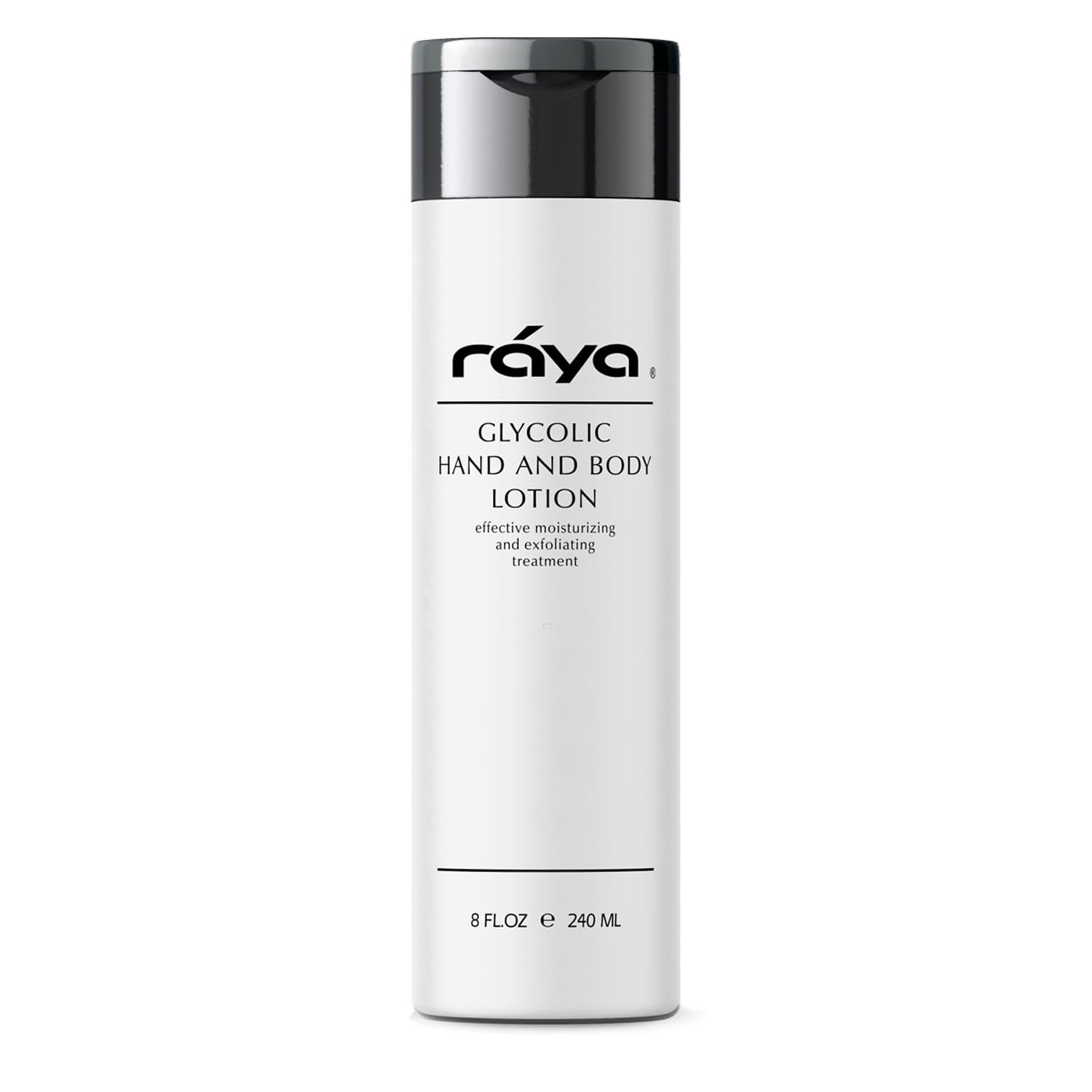 Raya Glycolic Hand and Body Lotion with AHA (G-333) | Soothing, Moisturizing, Exfoliating, and Conditioning Lotion for the Hands, Arms, Legs, and Body