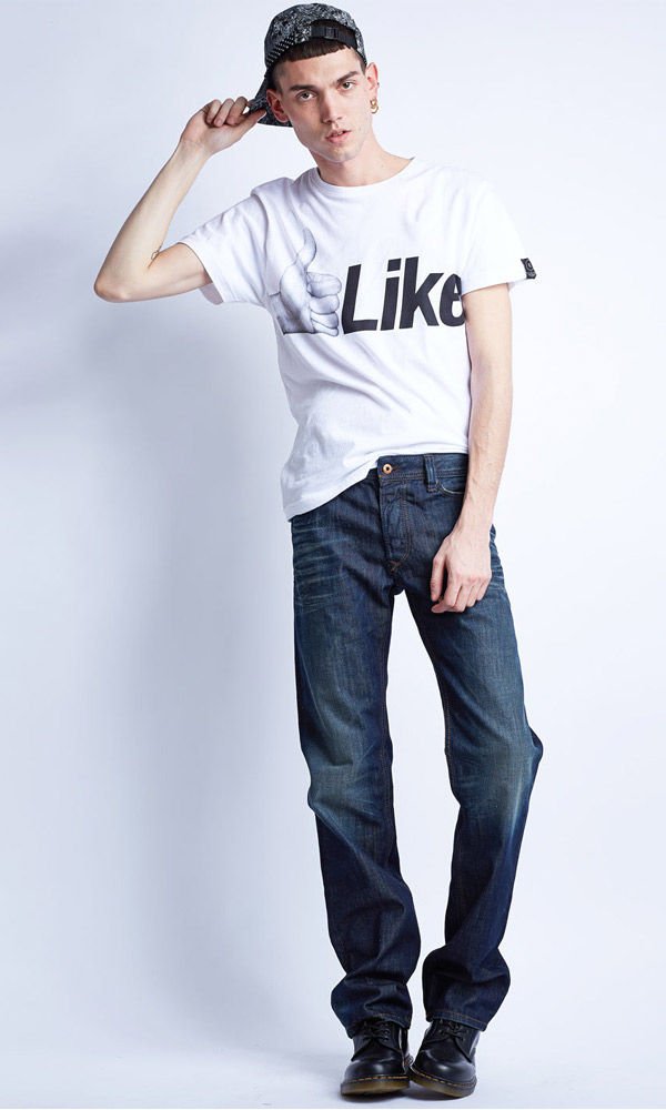 Diesel Men's Viker Regular Straight-Leg Jean