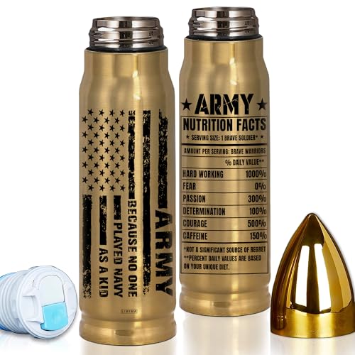 Limima Army Gifts for Men - Army Because No One Played Navy As A Kid Tumbler - Military Gifts for Men - Fathers Day 250th USA Anniversary Retirement Gift - Gifts for Father Husband Boyfriend Boss