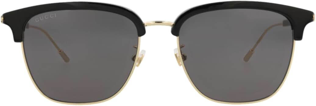 サングラス Gucci Sunglasses GG1275SA 001 Classic Half-Rim Asian Fit Gucci GG1275SA Sunglasses | Select Eyewear