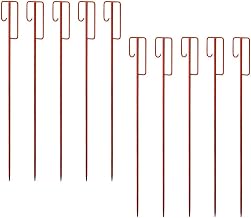 Barrier Rope Holder Lantern Iron Barrier Holder Set of 10 12 x 1200 mm