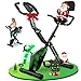 3-in-1 Heimtrainer Fahrrad Klappbar, Hometrainer Fahrrad mit Handpulsmessung, Leise Magnetisches Ergometer Heimtrainer mit Bequemem Sitzkissen, Fitnessbikes für Zuhause, Platzsparend, Bis 155KG