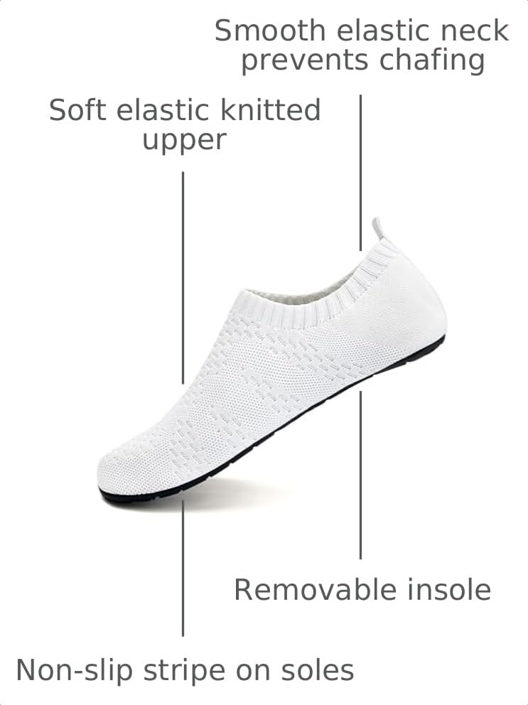 Image of WateLves Barefoot Water Shoes for Women Men Travel Slippers Socks House Shoes Quick-Dry Aqua Socks for Beach Swim Pilates Yoga Dancing Camping Must Haves