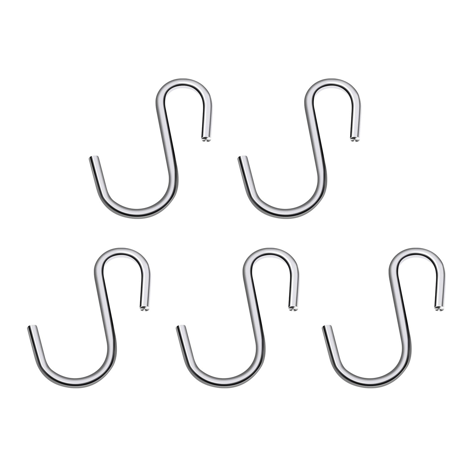 Nucelit S Shaped Hook for Clothes Towels Plant Practical Metal Meat Clothes Hanger Hanging Hook for Kitchenwares and Garments Iron