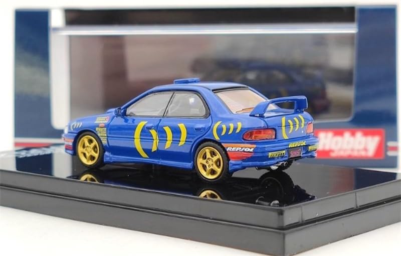 Miniatura 2 de para HobbyJapan para Subaru para Impreza para WRX GC8 STi Versión Ⅱ Sports Blue 1:64 Camión Pre-Construido Modelo