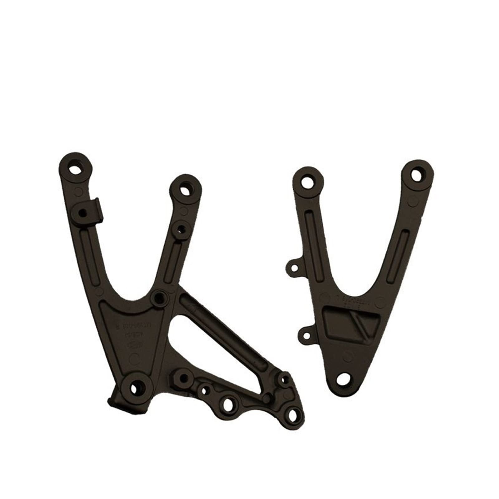 Für Yamaha YZF R1 2007-2008 Motorrad Vordere Fußrasten Fußrasten Fußstütze Pedale Halterung Fußstütze Ersatz-Upgrade-Zubehör (Farbe : Schwarz)