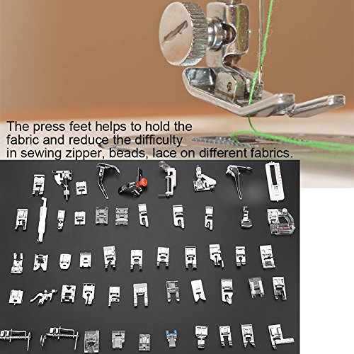 Set de 52 pies prensatelas para máquina de coser miniatura 2