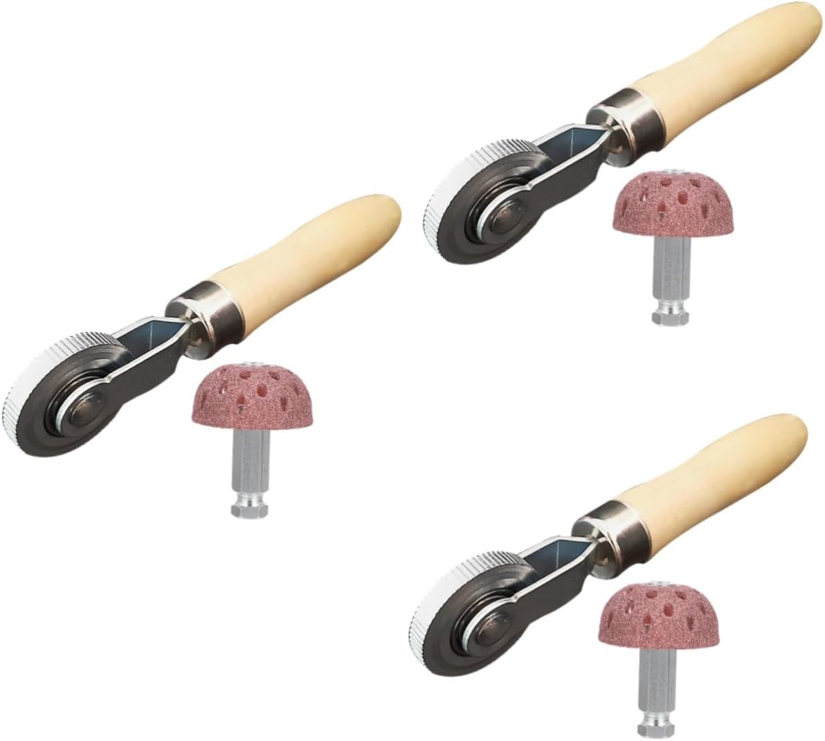 3sets Tire Repair Tool High-Speed Grinding and Rake Tire Patch Rollers for Puncture Repairs Motorcycles Atvs and Tractors
