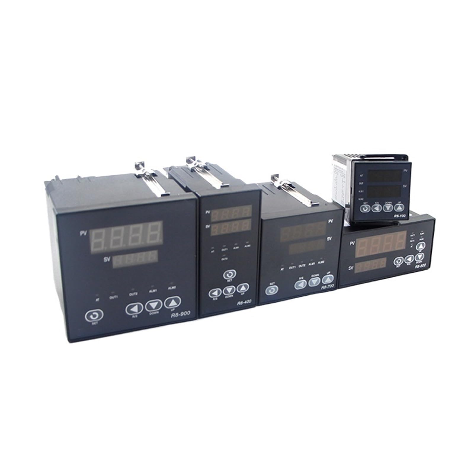 XGTEAHHC R8-100 Multiple Input K J Pt100 Thermostat Ac 220v Digital Output Ssr Relay 1300 Degree Pid Programmable Temperature Controller