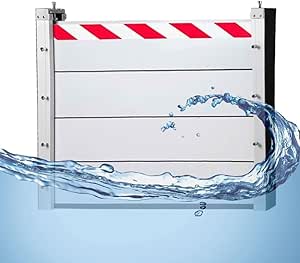 Hochwasserschutz Barriere Aluminium - Wiederverwendbar Für Türen & Garagen