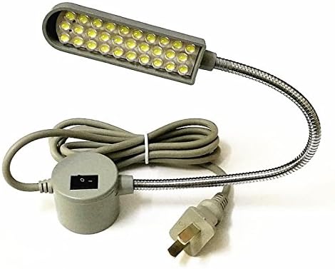 SUNWOW Multipurpose LED Light, Magnetic Mount Anywhere, 30 Daylight LEDs, Flexible Gooseneck Arm Multifunctional Worklight for Sewing Machines, Lathes, Drill Presses, Workbenches, Music Stands, Craft