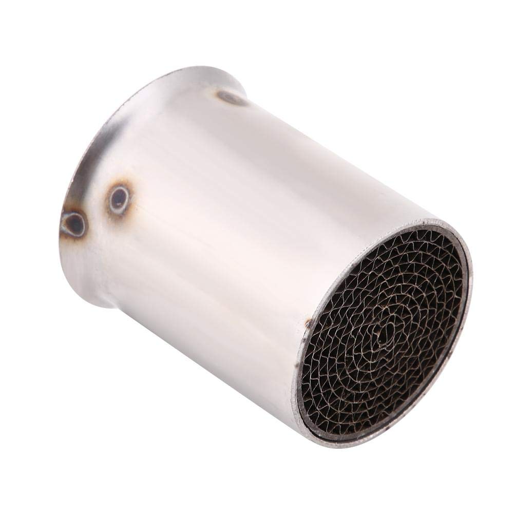 Yafa pour catalyseur moto 48mm 51mm tuyau d'échappement DB Killer, universel en acier inoxydable moto tuyau d'échappement silencieux silencieux insérer éliminateur(5)