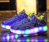 Taste: Es gibt einen Knopf hinter den Schuhen, halten Sie es unten, die Räder öffnen sich. Halten Sie die Taste gedrückt und drücken Sie die Walze anschließend in die Sohle, dann loslassen.