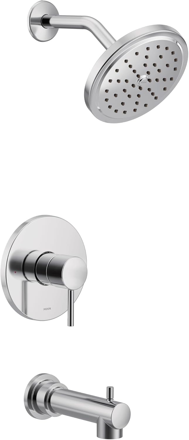 Moen UT3293EP Align M-CORE 3-Series 1-Handle Eco-Performance Tub and Shower Trim Kit, Valve Required, Chrome