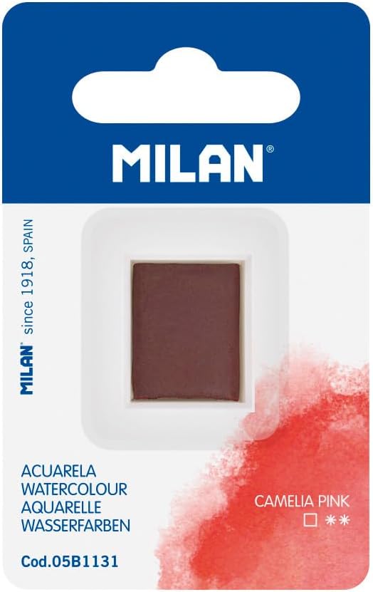 MILAN® Watercolor refill in medium godet format, camellia pink