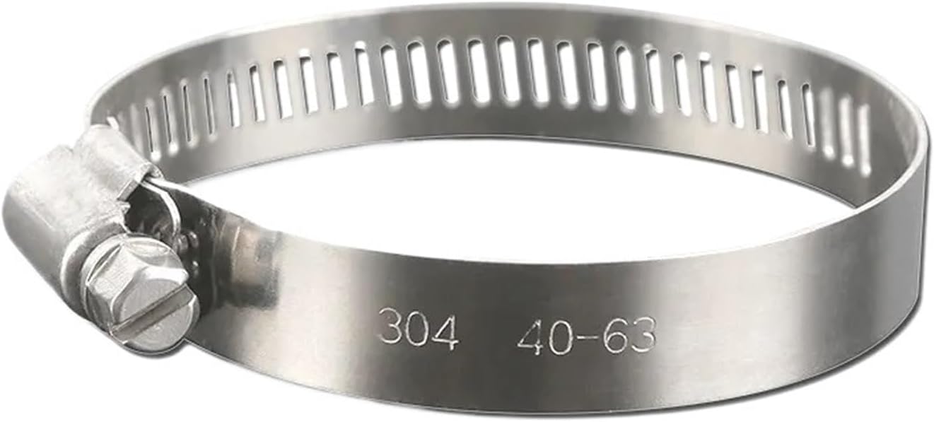 Hose Clamp,Jubilee Clips Assorted 1pcs 8mm-700mm Pipe Hose Clamps Stainless Steel Hoop Clamp Fuel Pipe Tube Clip Hardware Spring Water Plumbing(300 400mm)