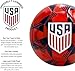 Icon Sports Officially Licensed U.S. Soccer Federation USMNT Soccer Ball Size 5 - Patriot Power Red