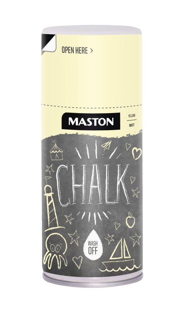 Maston Spray Paint Chalk Yellow Matt 150Ml 6412490044374