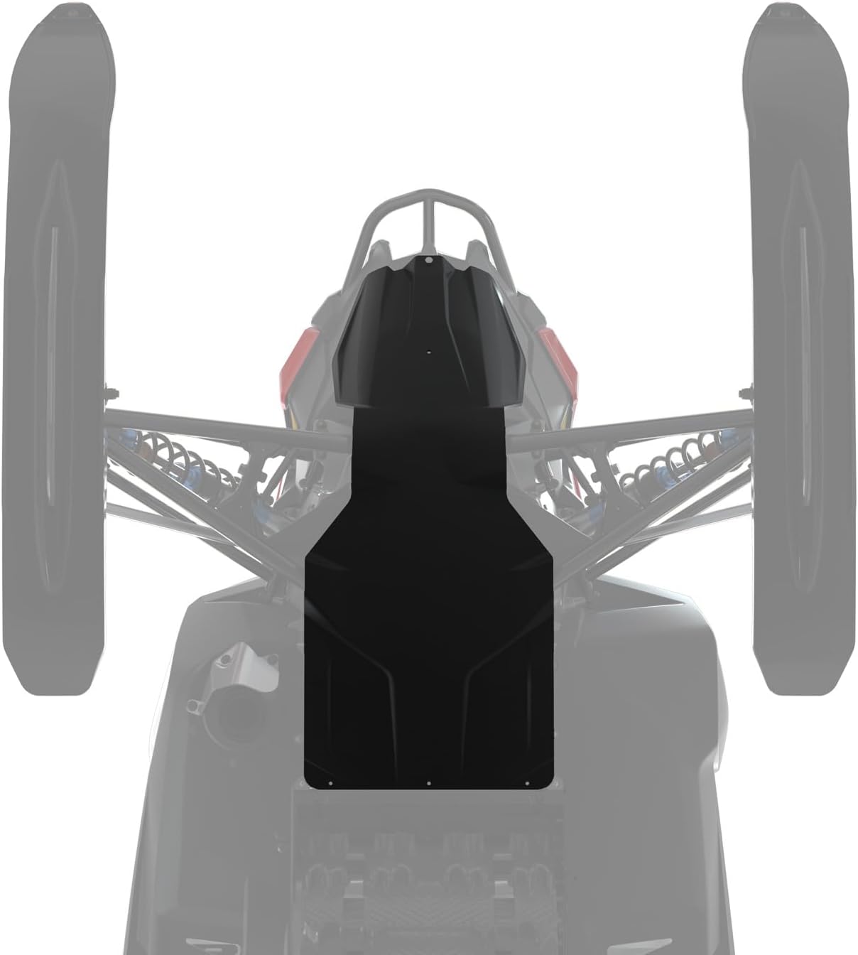 Black Sentry Skid Plate w/Mounting Hardware 2884816-070 Polaris Genuine OEM Snowmobiles