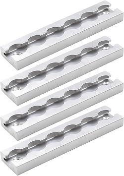 Boxer L Tracks - 4 Pack - 6" Tracks 2,200lbs Breaking Strength - Heavy Duty Aluminum - Tie Down System