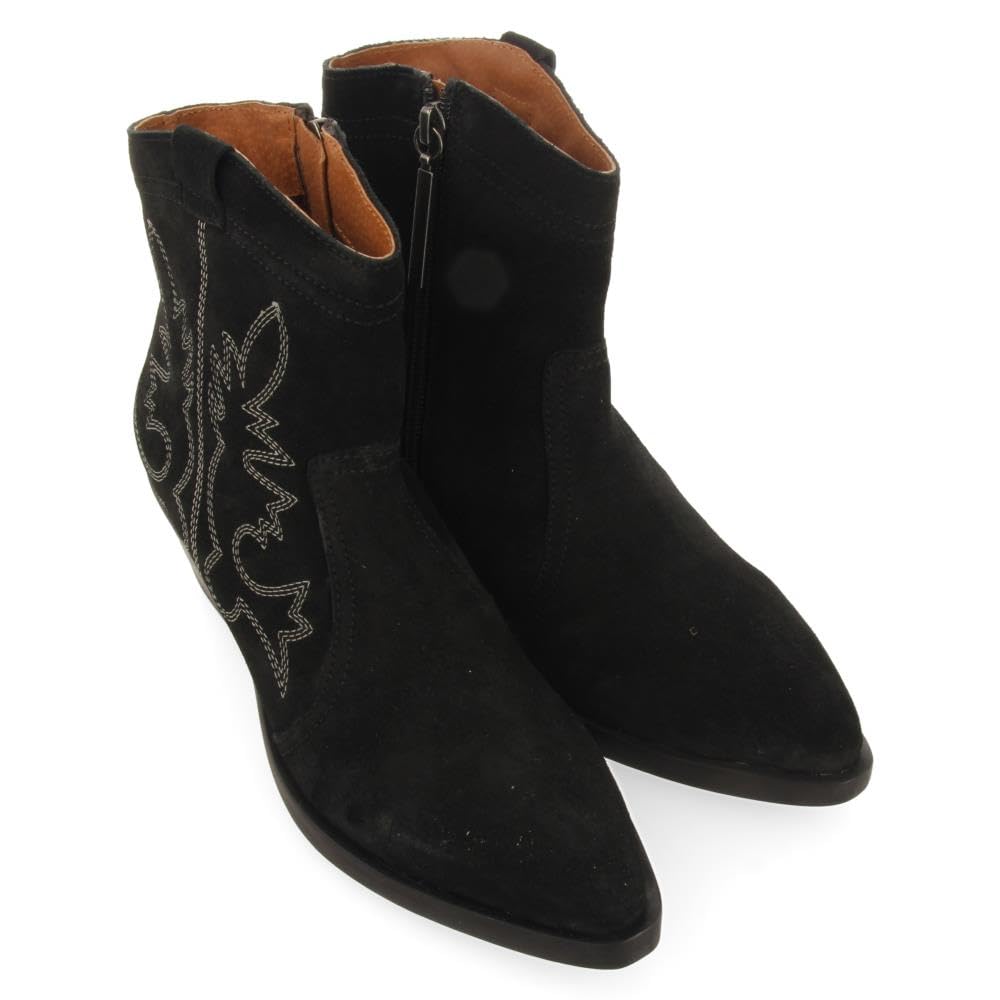 GIOSEPPO Botines Cowboy TACÓN Piel Serraje LENZING