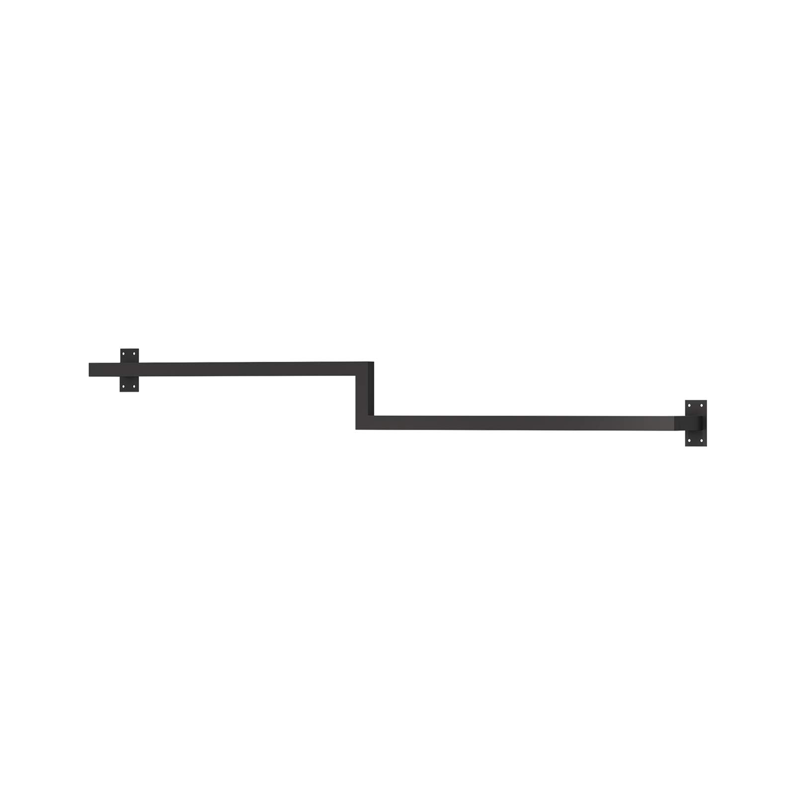 JKJZSALJ Heavy Wall-Mounted Metal Garment Rack,Commercial Clothing Store Display Rack Suspended Ceiling Hanger,Clothes Hanger Rod For Retail Stores,Clothes Rod For Boutiqu,E