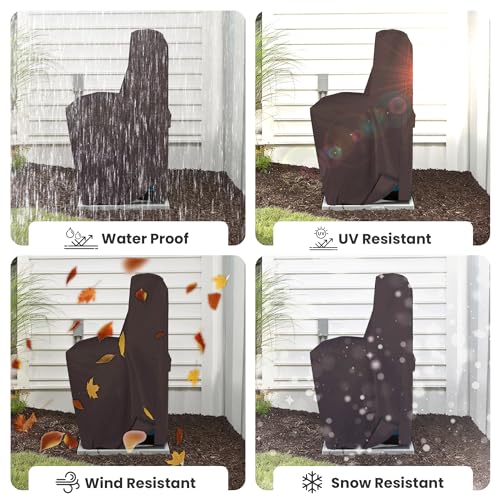 Funda para ablandador de agua impermeable y resistente UV 64"x40"x16" miniatura 3